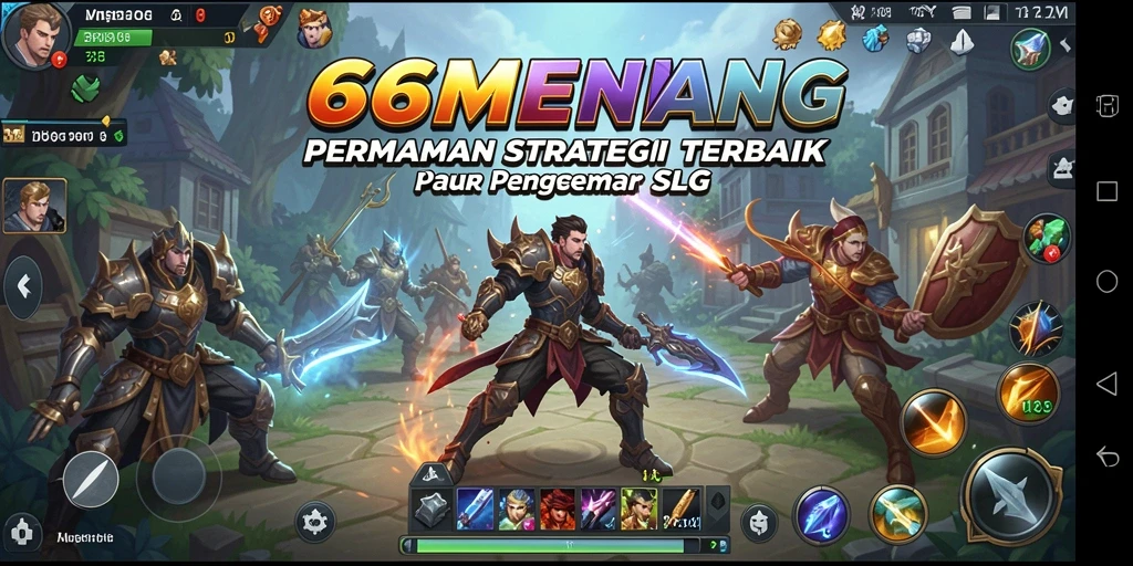 Tampilan menegangkan dari pertempuran strategis di 66MENANG.