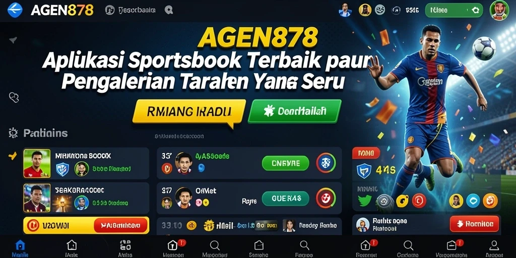 Tampilan menarik dari gameplay AGEN878 di Sportsbook.