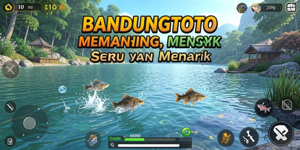 Tangkapan ikan yang besar di layar, menampilkan aksi memancing seru.