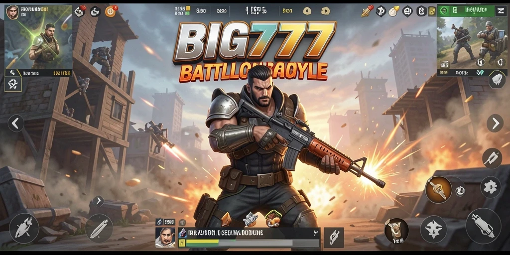Tangkapan layar utama dari gameplay Battle Royale yang mendebarkan.