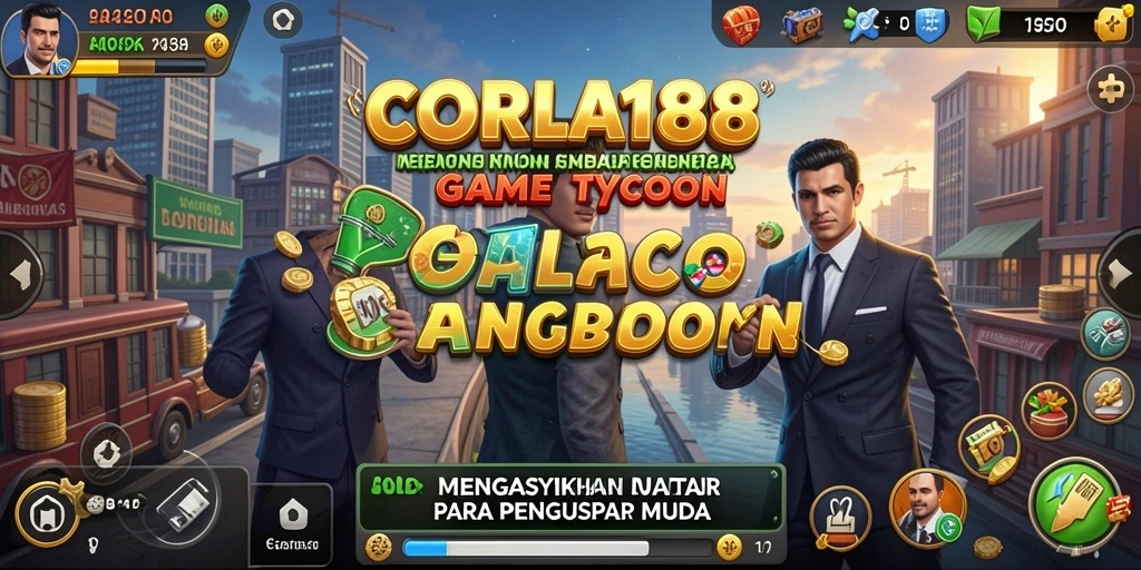 Gameplay seru CORLA188 yang menantang para pemain untuk jadi pengusaha.