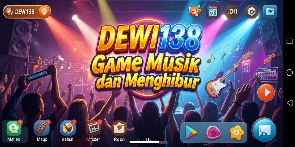 Tampilan gameplay DEWI138 yang penuh warna dan dinamis.