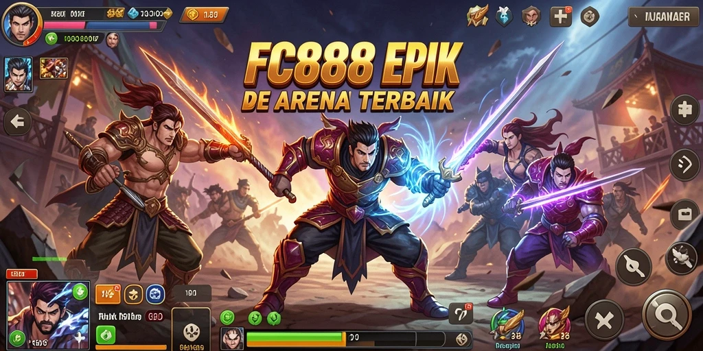 Gameplay FC888 menampilkan pertarungan intens dengan grafis menawan.