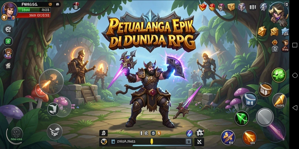 Tangkapan layar FW66 menunjukkan aksi seru dalam pertempuran RPG.