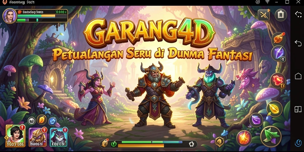 Tampilan menarik dari gameplay petualangan di GARANG4D.