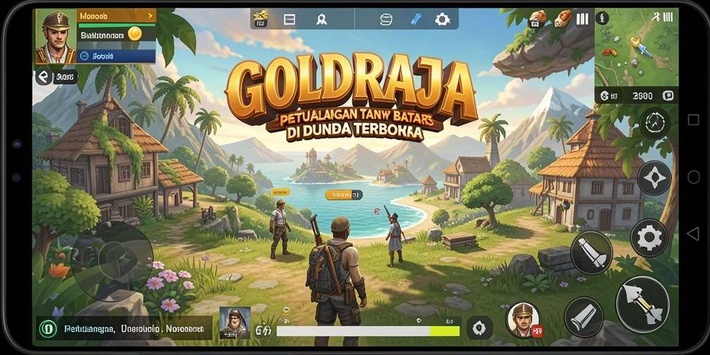 Tampilan gameplay seru di dunia terbuka dengan berbagai petualangan.