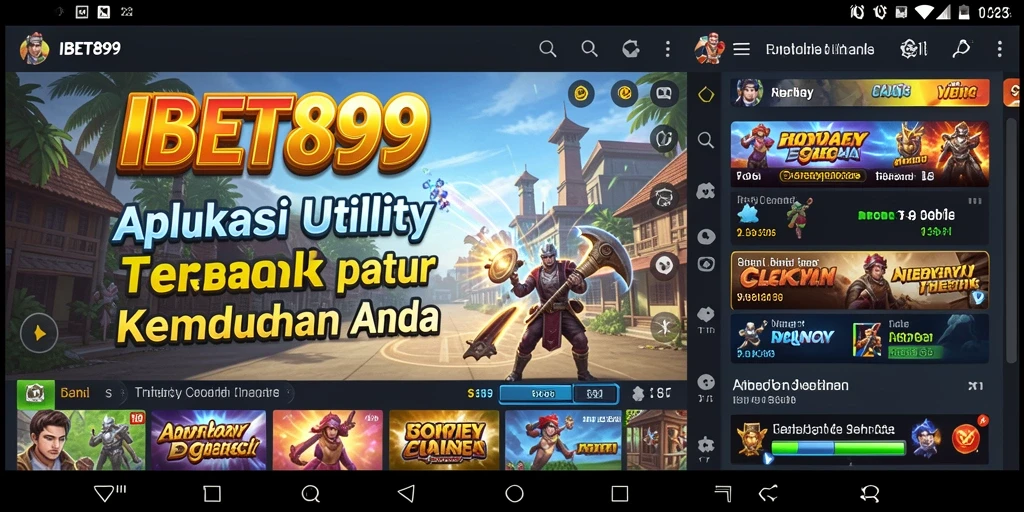 Tampilan antarmuka IBET899 yang bersih dan mudah digunakan.