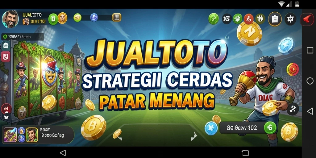 Tampilan menarik dari gameplay strategi di JUALTOTO