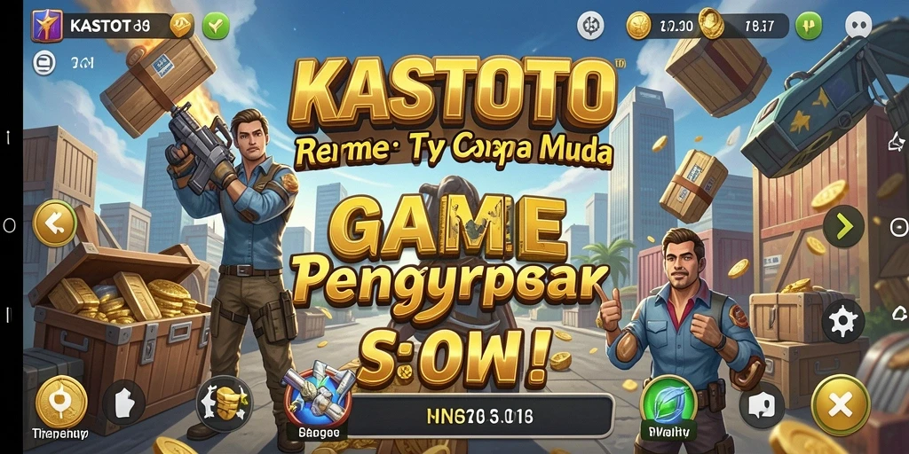 Tangkapan layar menampilkan gameplay KASTOTO yang seru dan penuh strategi.