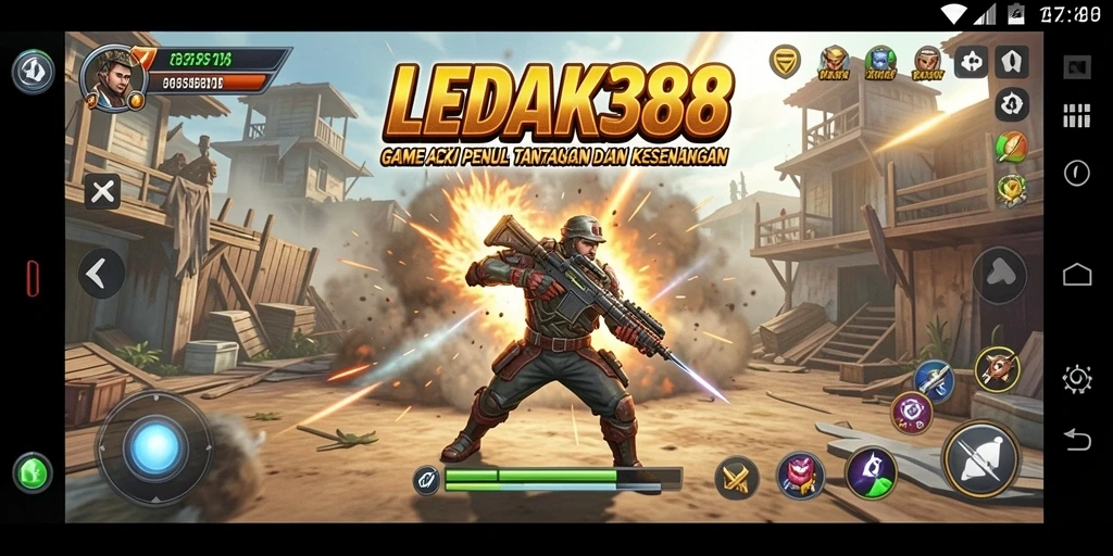 Gambaran menegangkan dari gameplay LEDAK388 yang seru dan mendebarkan.