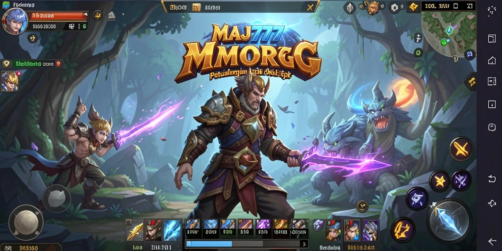 Tampilan gameplay seru dari MAJ777 dengan berbagai karakter dan pertempuran.