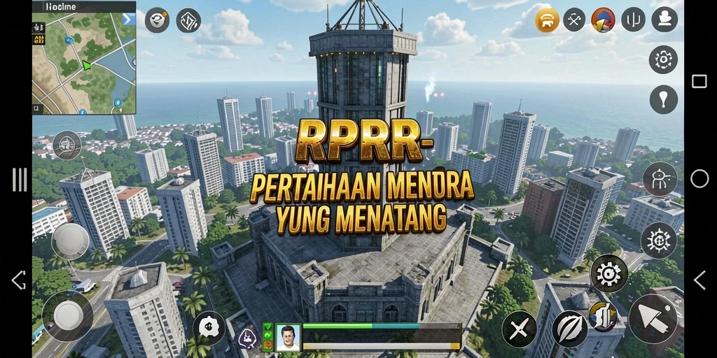 Tangkapan layar menampilkan gameplay mendebarkan dalam RPRR.