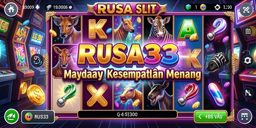 Tampilan gameplay RUSA33 yang menarik dan penuh warna.