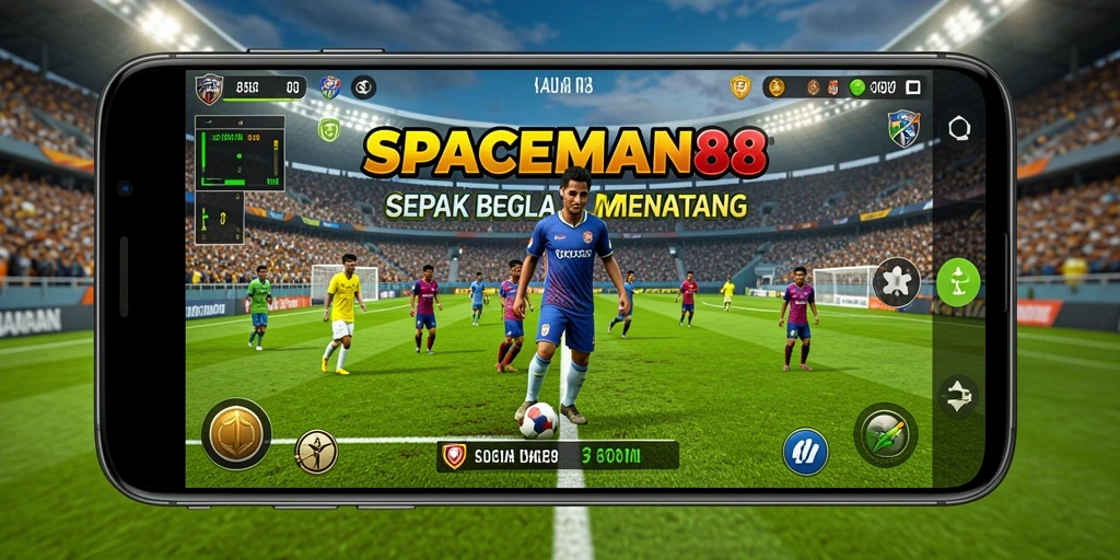 Gameplay SPACEMAN88 yang seru dan mendebarkan saat bermain sepakbola.