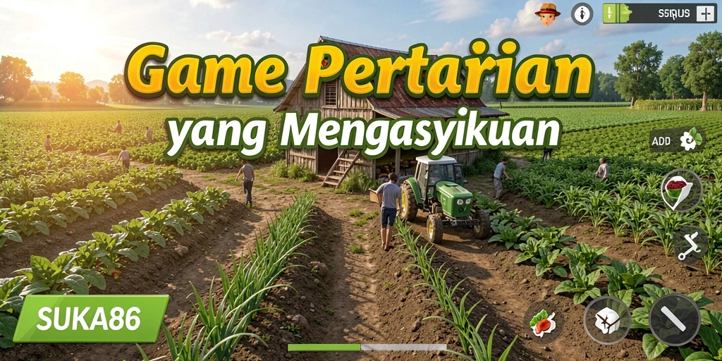 Screenshot gameplay pertanian yang menarik dan interaktif.