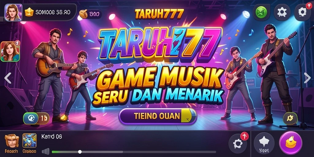 Tampilan gameplay menarik dengan interaksi musik yang menyenangkan.