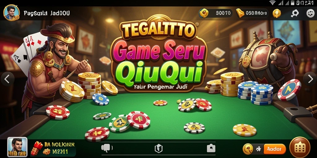 Tampilan gameplay seru di TEGALTOTO dengan strategi QiuQiu.