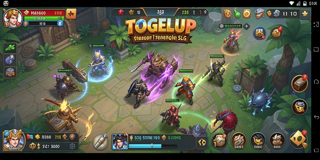Tampilan gameplay TOGELUP yang mendalam dan seru.